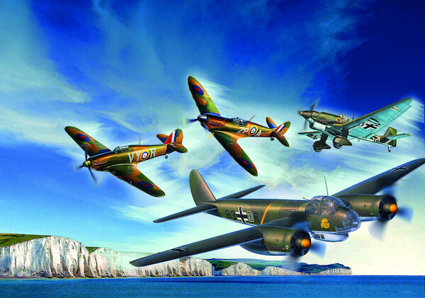 80th Anniversary Battle of Britain gift set (Junkers Ju88A-1, Ju87B, Hurricane, Spitfire)  (SPECIAL OFFER - WAS  Euro 41,95)  05691