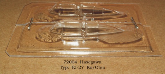 Canopy Nakajima Ki27 Ko/Otsu "Nate" (Hasegawa)  rt72004