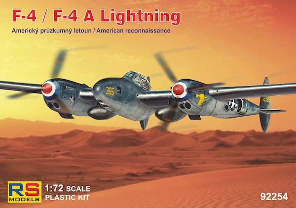 Lockheed F-4/F-4A Lightning (Reissue with new decals)  92254