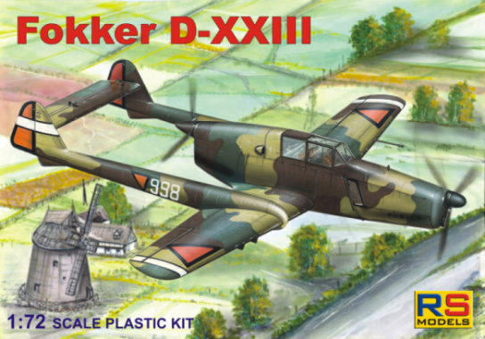 Fokker DXXIII (BACK IN STORE AGAIN! NOW WITH CORRECT DECALS)  RS9253