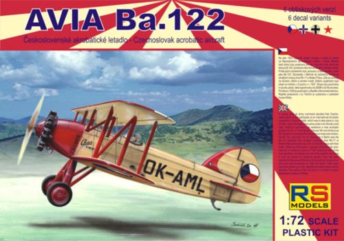 Avia Ba122 Aerobatic Aircraft (Castor II & Pollux Engine)  RS9254