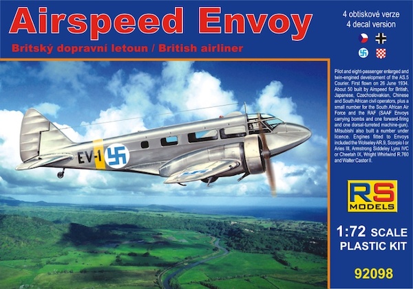 Airspeed Envoy with Castor engines  RS9298