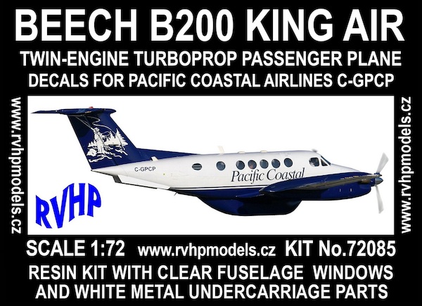 Beech B200 King Air (Pacific Coastal Airlines) Reissue  RVH72085