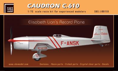 Caudron C610 'Elisabeth Lion's record Plane'  SBS-limited