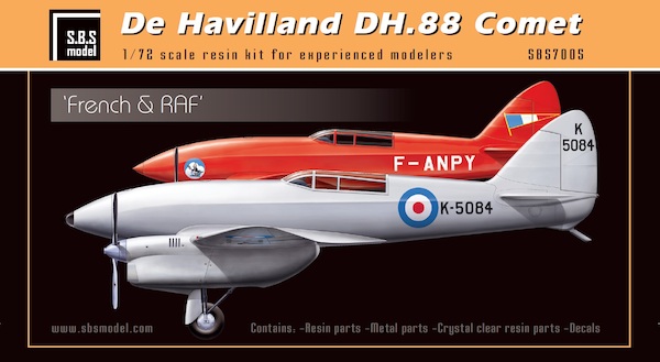 De Havilland DH88 Comet 'RAF, France'  SBS7005