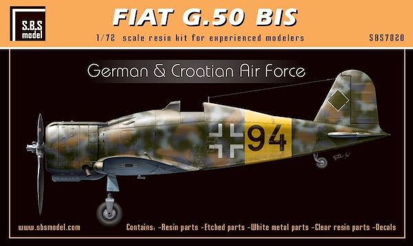 Fiat G.50 bis 'German & Croatian Air Force'  SBS7020