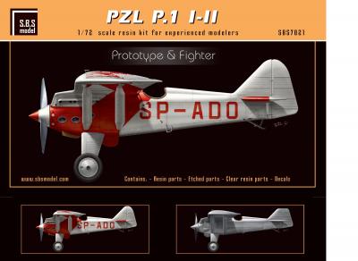PZL P.1 I-II Prototype and Fighter  SBS7021