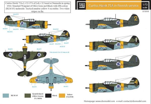 Curtiss Hawk 75A in Finnish Service  SBSD72018
