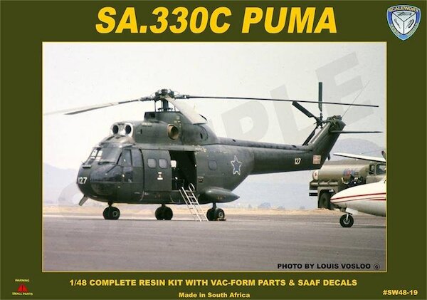 SA330 Puma Complete kit (SAAF, Belgian Police)  SW48-19-BE
