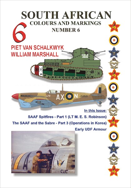 South African Colours & Markings 6 (SAAF Spitfires part 1, SAAF and the Sabre part 3)  COLOURS & MARKI