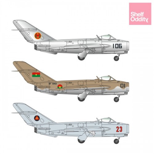 MiG-17s from Burkina Faso, Congo and Mozambique  SO314454