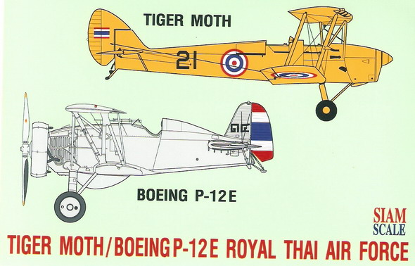 DH82a Tiger Moth & Boeing P12E (Royal Thai Air Force)  ssn48036