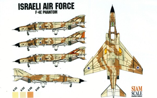 F4E Phantom (Israeli AF) Including Stencils  SSN72081