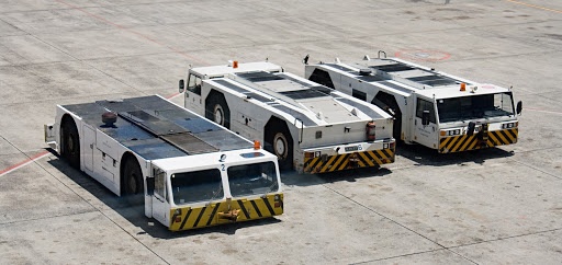 Stripes as seen on Airport vehicles (Yellow-Black)  VEHICLE-1