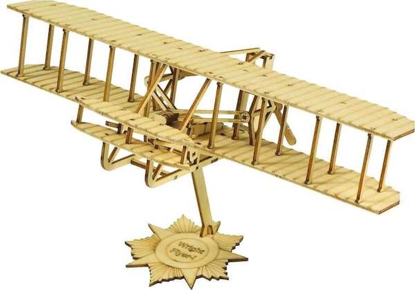 Wright Flyer 1903 Mini Holzbauzats / Mini Wooden Kit  0254002