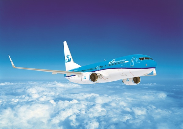 KLM Boeing 737-800 in flight Poster  POS-KL737-800