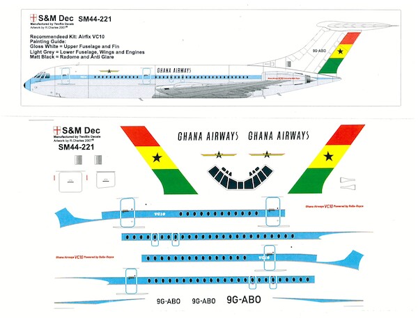Vickers VC10 (Ghana Airways)  sm44-221