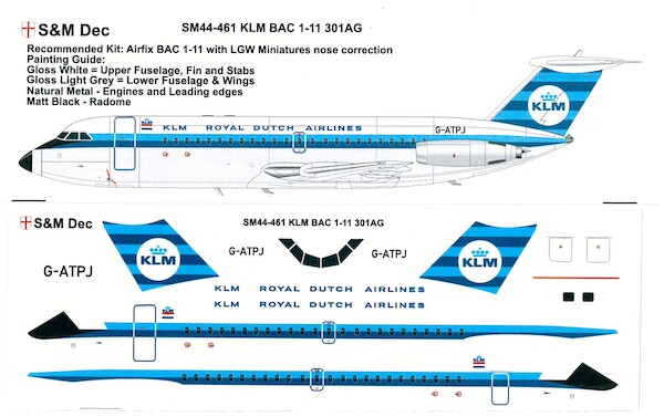BAC 1-11 (KLM)  SM44-461