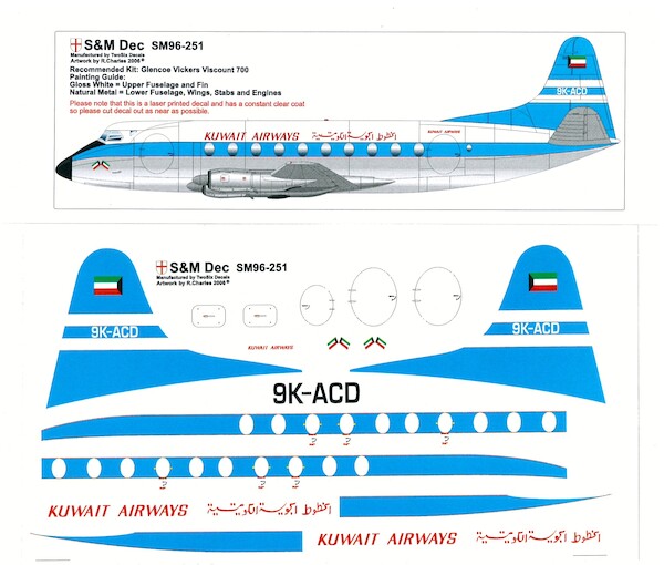 Vickers Viscount 700 (Kuwait Airways)  sm96-251