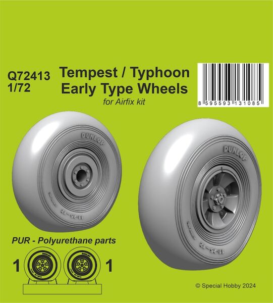 Tempest/Typhoon Early type Wheels (Airfix)  CMK-Q72413