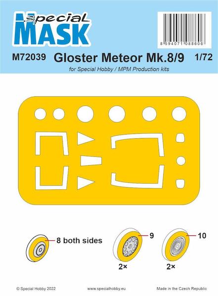 Gloster Meteor MK8/9  Mask (Special Hobby / MPM)  M72039