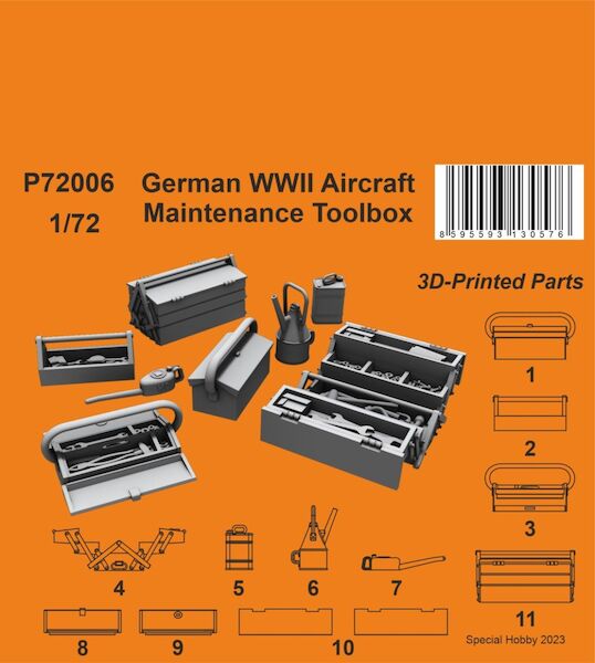 German WWII Aircraft Maintenance Toolbox  P72006