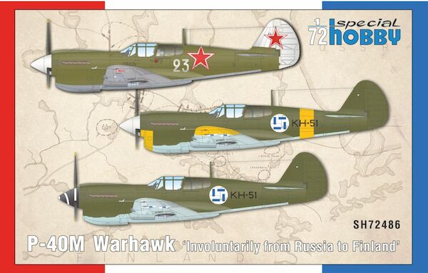 Curtiss P-40M Warhawk 'Involuntarily from Russia to Finland  SH72486