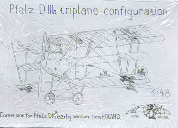 Pfalz DIIIA Triplane conversion  K801
