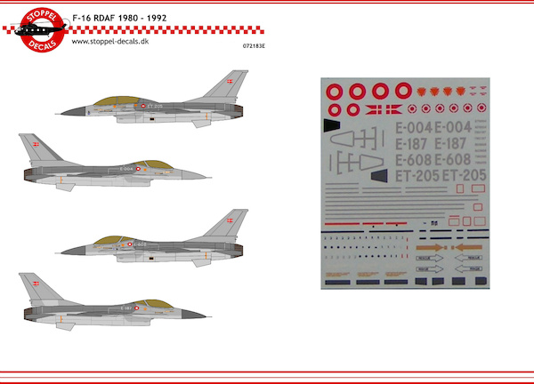 GD F16 Fighting Falcon 1980-1992 early (Royal Danish AF)  SDC072183E