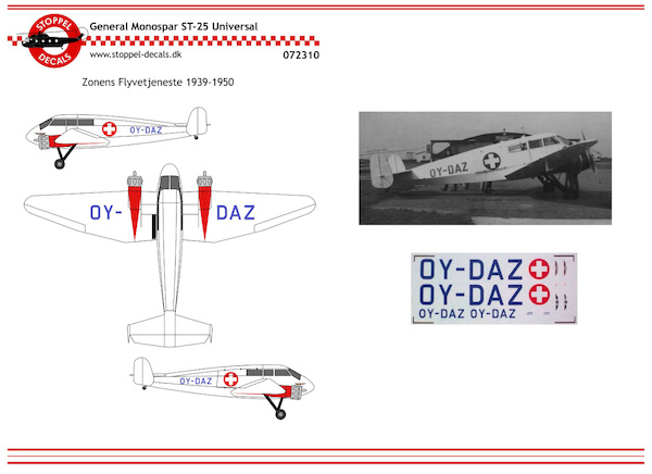 General Monostar ST25 Universal (Zonens Flyvetjeneste 1939-1950  SDC072311