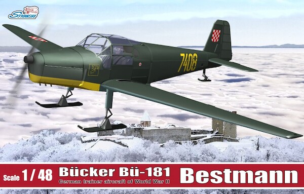 Bcker Bu181 Bestmann with skis  ST43016