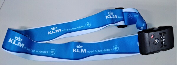 Luggage strap with TSA lock - KLM Royal Dutch Airlines  LUG-KLM
