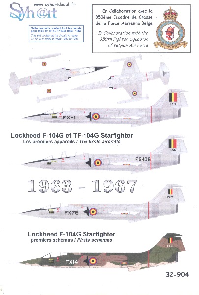 Belgian Starfighters 1963-1967  32-904
