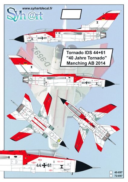 Tornado IDS 44+61 "40 Years Tornado" Manching AB 2014  48-097