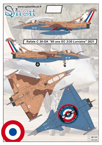 Rafale C 30-GK "80 years EC 3/30 Lorraine" 2021  72-141