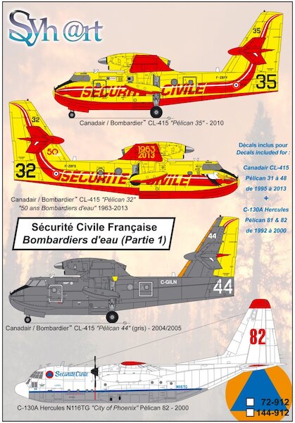 Scurit Civile Franaise (Part 1) CL-415 + C-130A  72-912