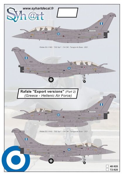 Rafale "Export versions" (part 2) - Greece - "Hellenic Air Force"  72-920