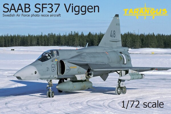 Saab SF37 Viggen Swedish AF Photo Recce Aircraft  TA7204