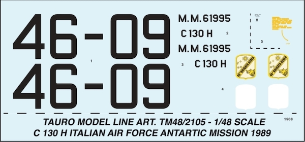 C130H Hercules (Italian Air Force Antarctic Mission 1989)  48-2105