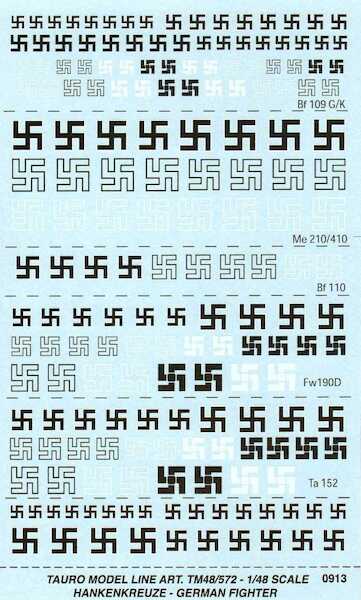 German Swastika's  (Fighters)  tm48-572