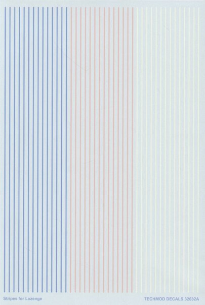 Lozenge stripes in 3 colours  32032