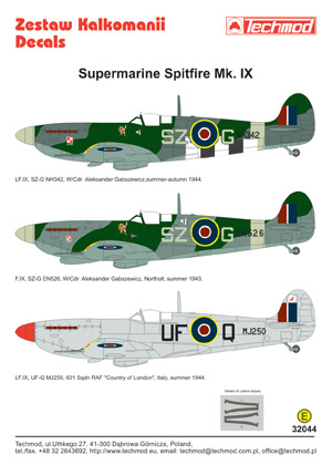 Supermarine Spitfire MKIX  32044