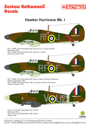 Hawker Hurricane MK1c  32045