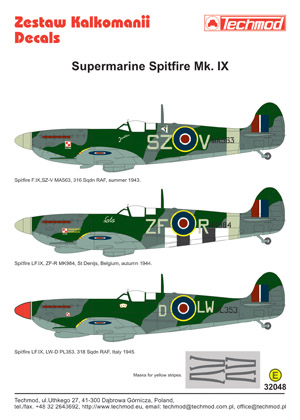 Supermarine Spitfire MKIX  32048