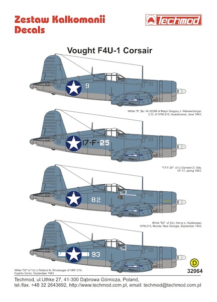 Vought F4U-1 Corsair "Birdcage"  32064