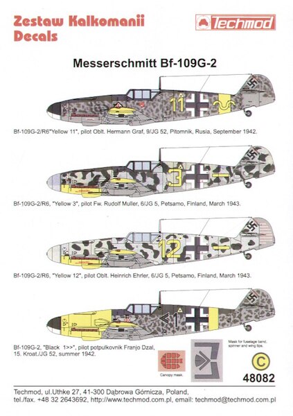 Messerschmitt BF109G-2  48082