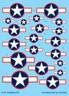 US National Insignia part 5 June 1943 to july 1943 (with red outline)  48105