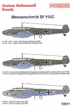 Messerschmitt BF110C  72011