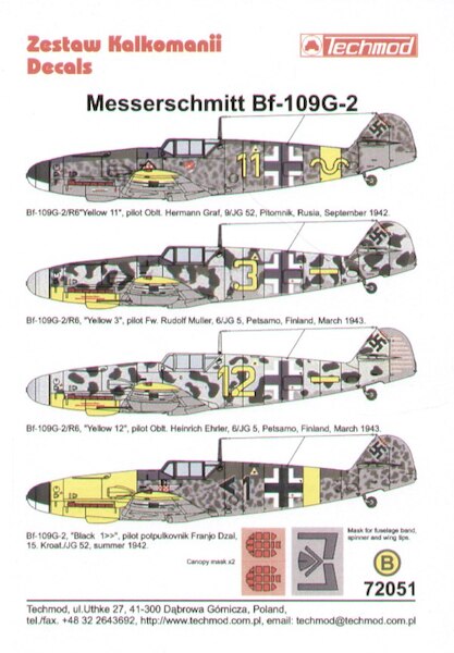 Messerschmitt BF109G-2  72051