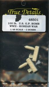 100 LB US G.P Bombs 2x (WW2 & Korea)  TD48501